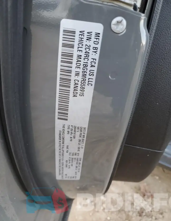 2C4RC1BG6MR558915 Photo# 12