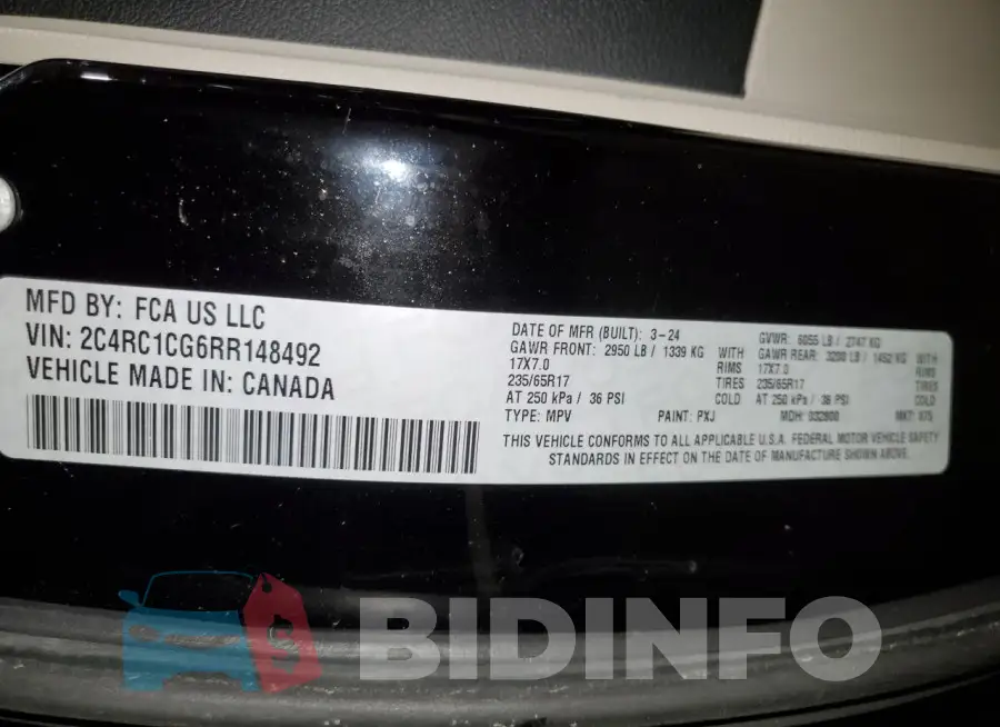 2C4RC1CG6RR148492 Photo# 13