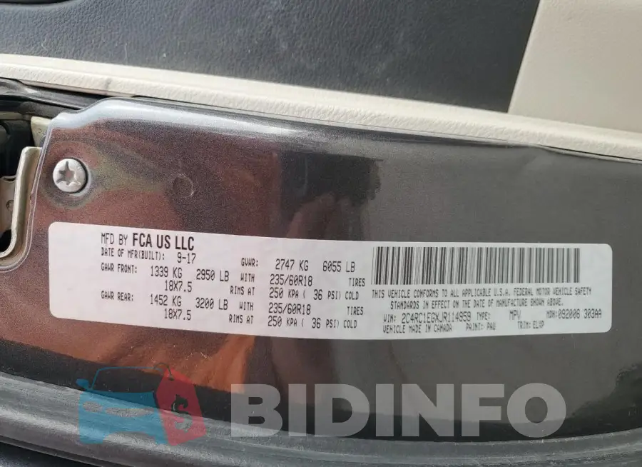 2C4RC1EGXJR114959 Photo# 14