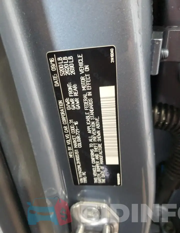YV1A22ML2H1005151 Photo# 12