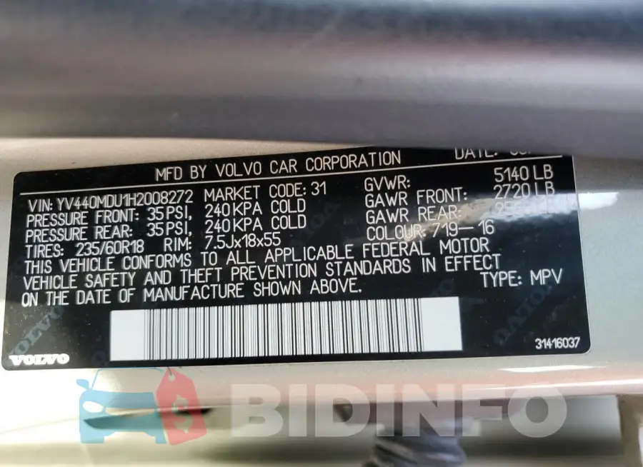 YV440MDU1H2008272 Photo# 14