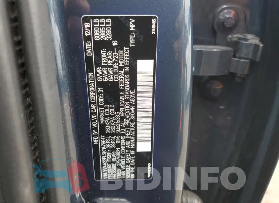 YV4A22PL9K1478647 Photo# 13