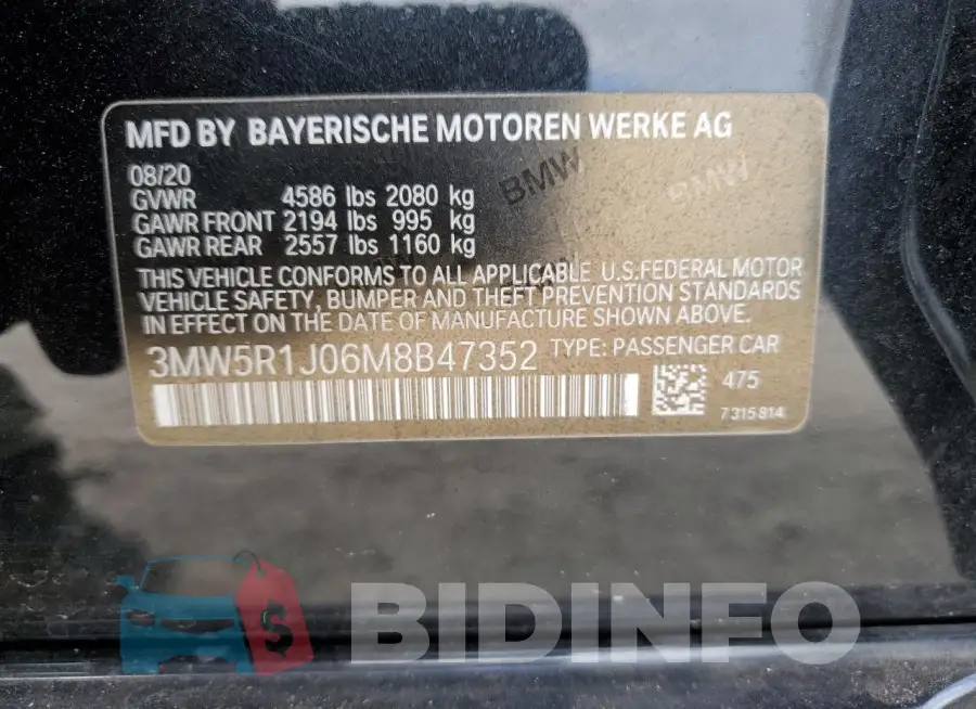3MW5R1J06M8B47352 Photo# 12