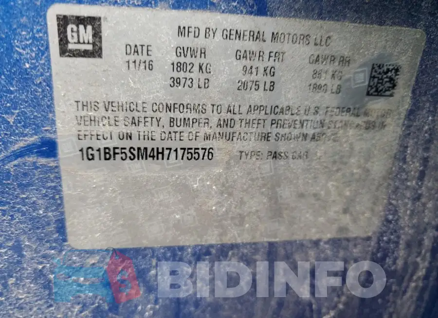 1G1BF5SM4H7175576 Photo# 12