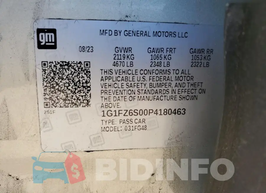 1G1FZ6S00P4180463 Photo# 12