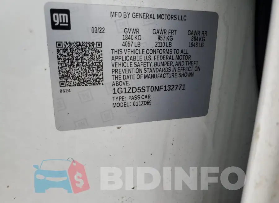 1G1ZD5ST0NF132771 Photo# 12