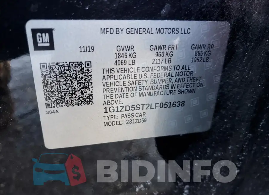 1G1ZD5ST2LF051638 Photo# 12