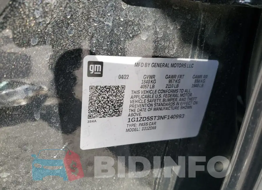 1G1ZD5ST3NF140993 Photo# 13