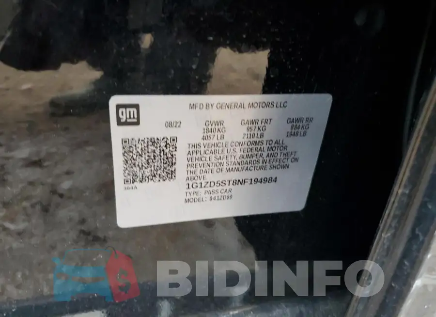 1G1ZD5ST8NF194984 Photo# 12