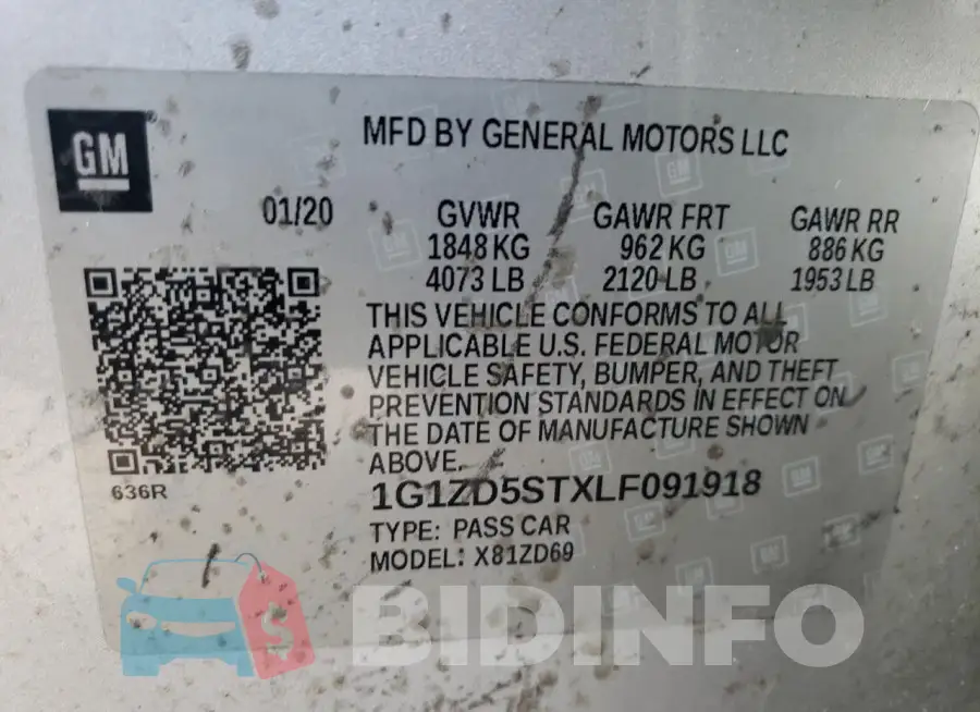 1G1ZD5STXLF091918 Photo# 13
