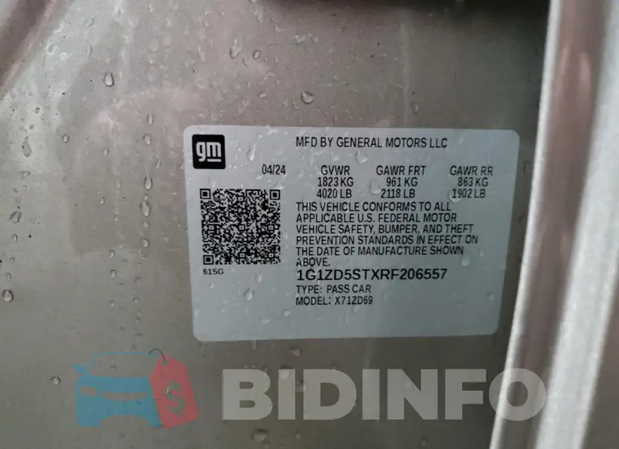 1G1ZD5STXRF206557 Photo# 13