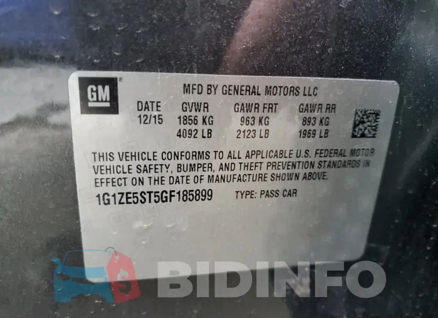 1G1ZE5ST5GF185899 Photo# 13