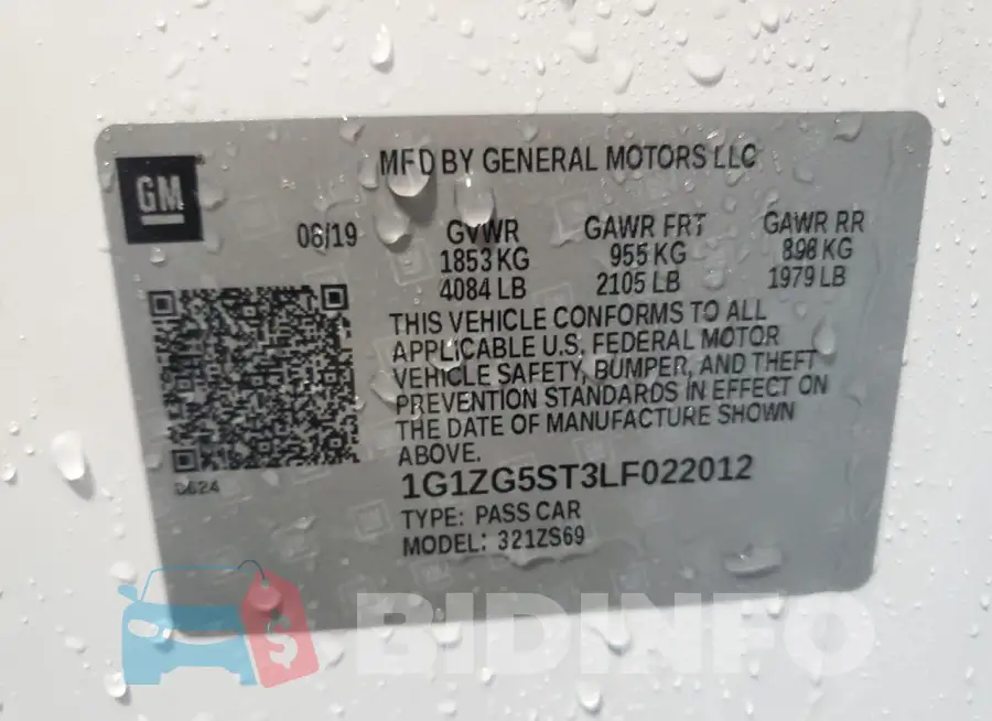 1G1ZG5ST3LF022012 Photo# 13