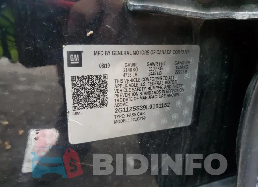 2G11Z5S39L9101152 Photo# 13