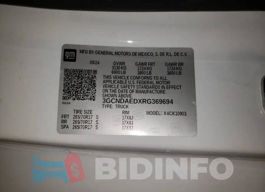3GCNDAEDXRG369694 Photo# 13