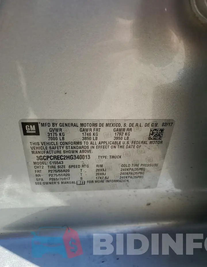 3GCPCREC2HG340013 Photo# 12