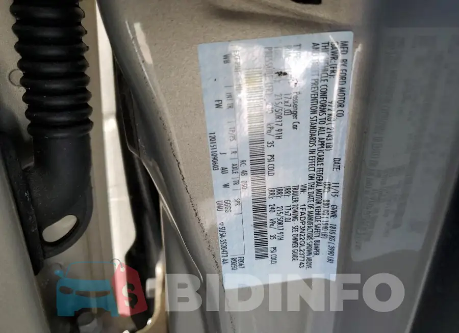 1FADP3N22GL237743 Photo# 12