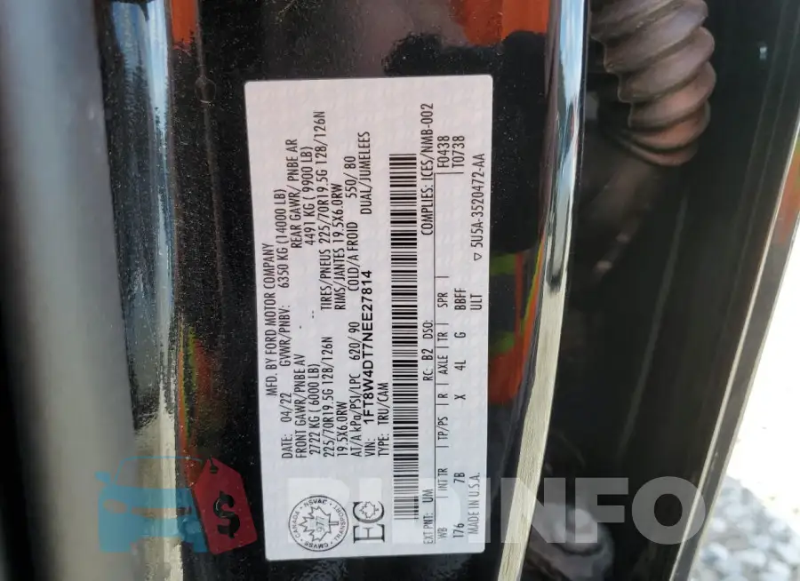 1FT8W4DT7NEE27814 Photo# 13