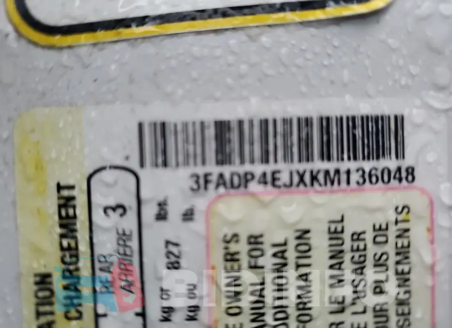 3FADP4EJXKM136048 Photo# 12