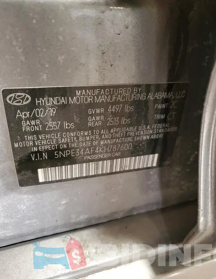 5NPE34AF4KH787600 Photo# 12