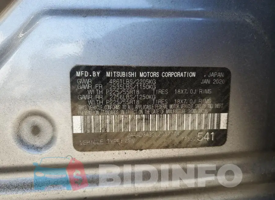 JA4AD3A32LZ037774 Photo# 14