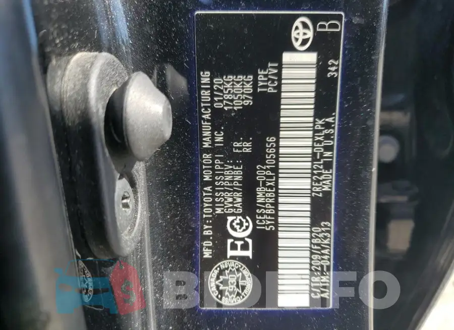 5YFBPRBEXLP105656 Photo# 12
