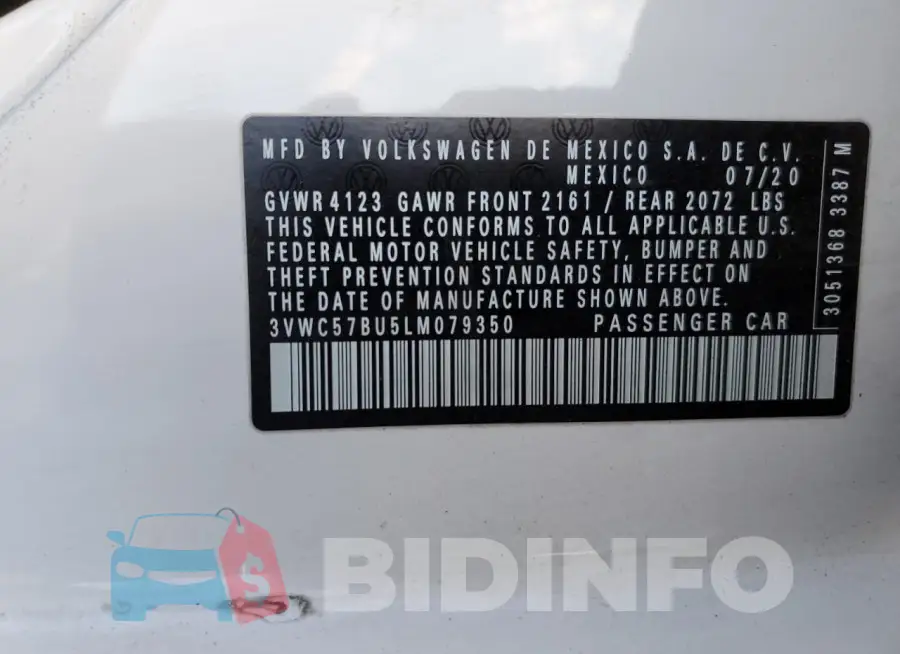 3VWC57BU5LM079350 Photo# 13