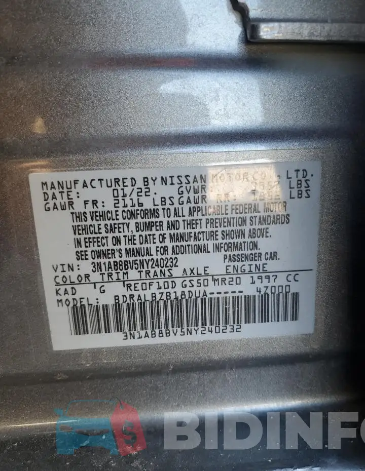 3N1AB8BV5NY240232 Photo# 12