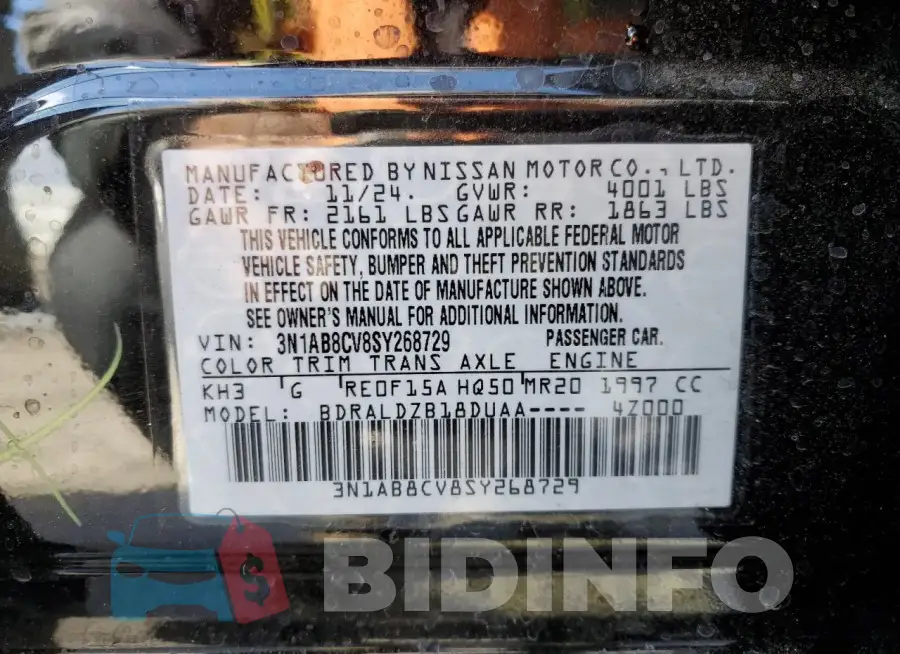 3N1AB8CV8SY268729 Photo# 12