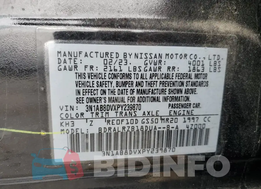 3N1AB8DVXPY239870 Photo# 13