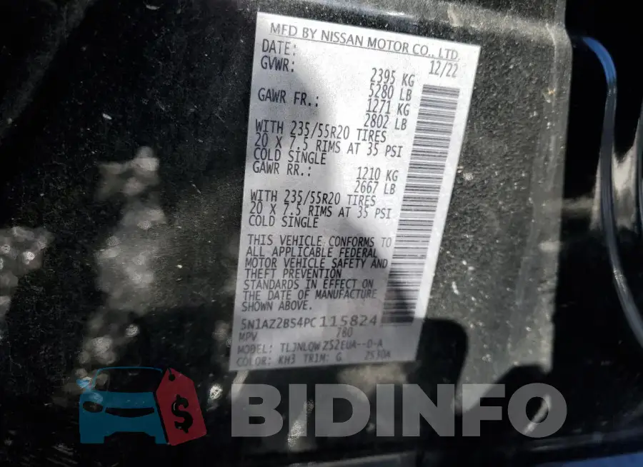 5N1AZ2BS4PC115824 Photo# 13
