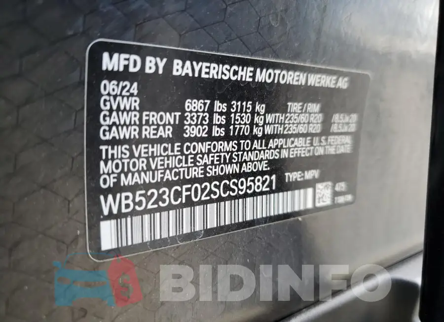 WB523CF02SCS95821 Photo# 12