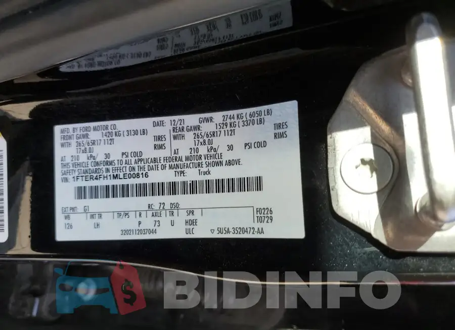 1FTER4FH1MLE00816 Photo# 12