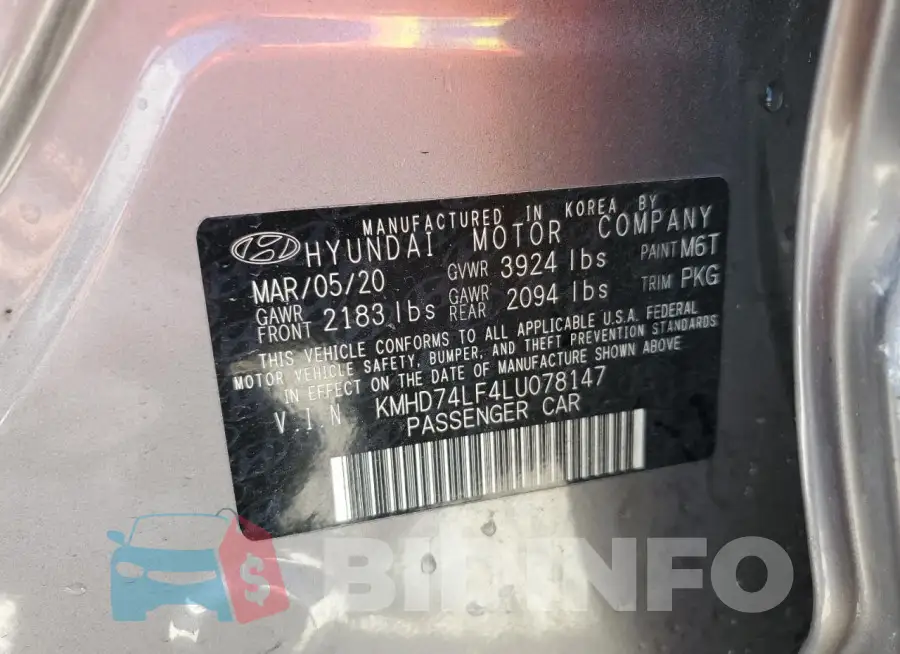 KMHD74LF4LU078147 Photo# 12
