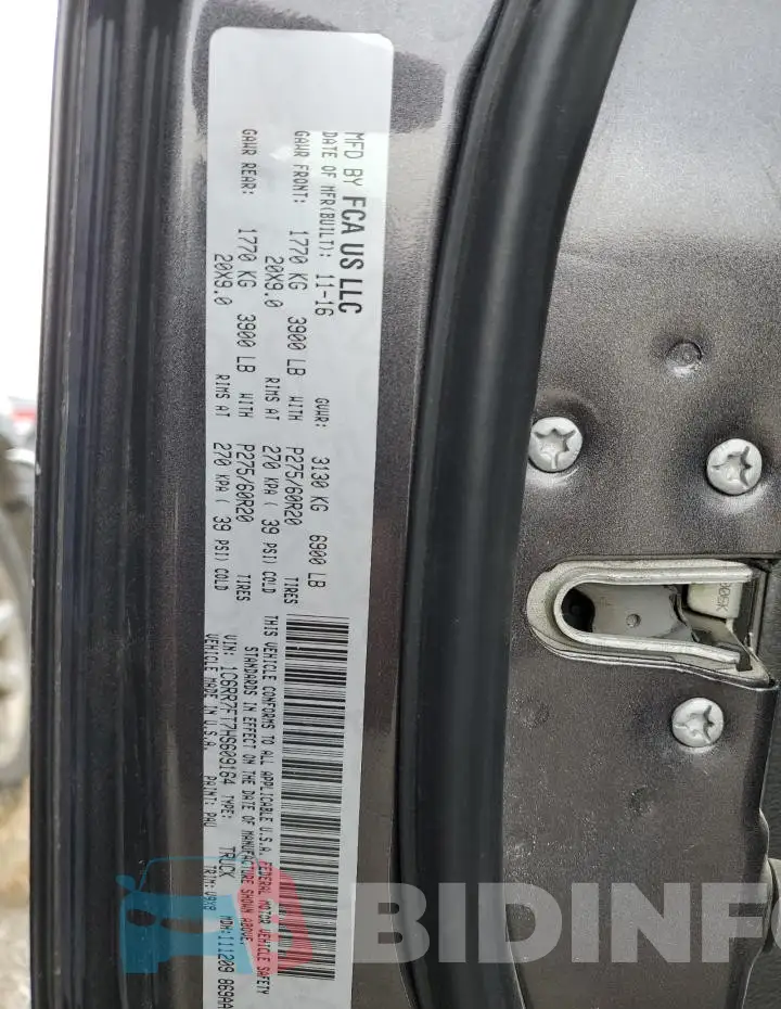 1C6RR7FT7HS609164 Photo# 12