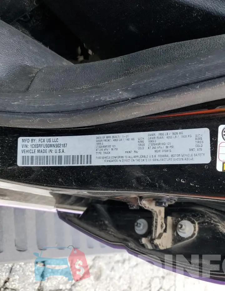 1C6SRFU90MN902187 Photo# 12