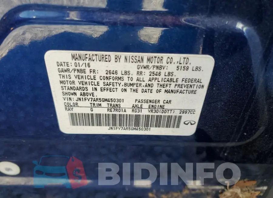 JN1FV7AR5GM450301 Photo# 13