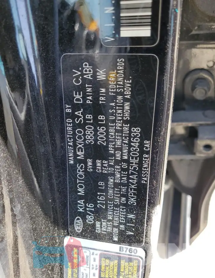 3KPFK4A75HE034638 Photo# 12