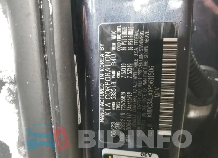 KNDC34LAXP5611506 Photo# 13