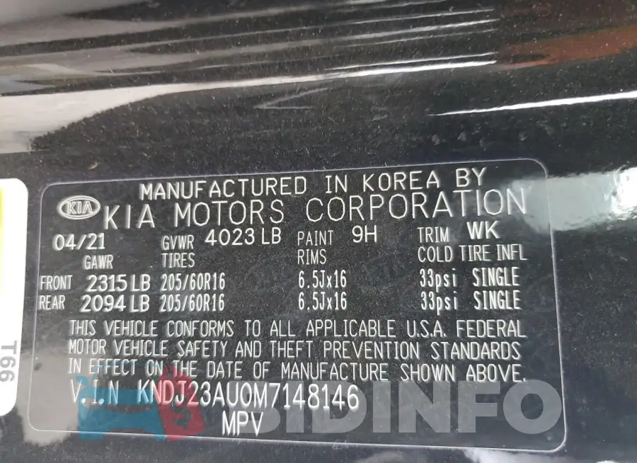 KNDJ23AU0M7148146 Photo# 13