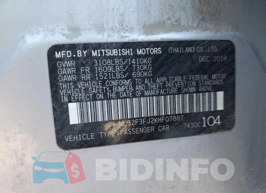 ML32F3FJ2KHF07887 Photo# 13
