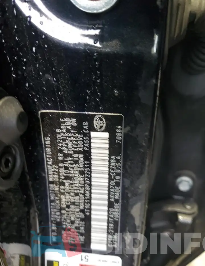 4T1C11AK8PU722511 Photo# 12