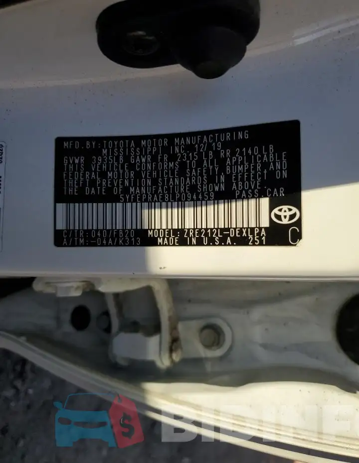 5YFEPRAE8LP094459 Photo# 12