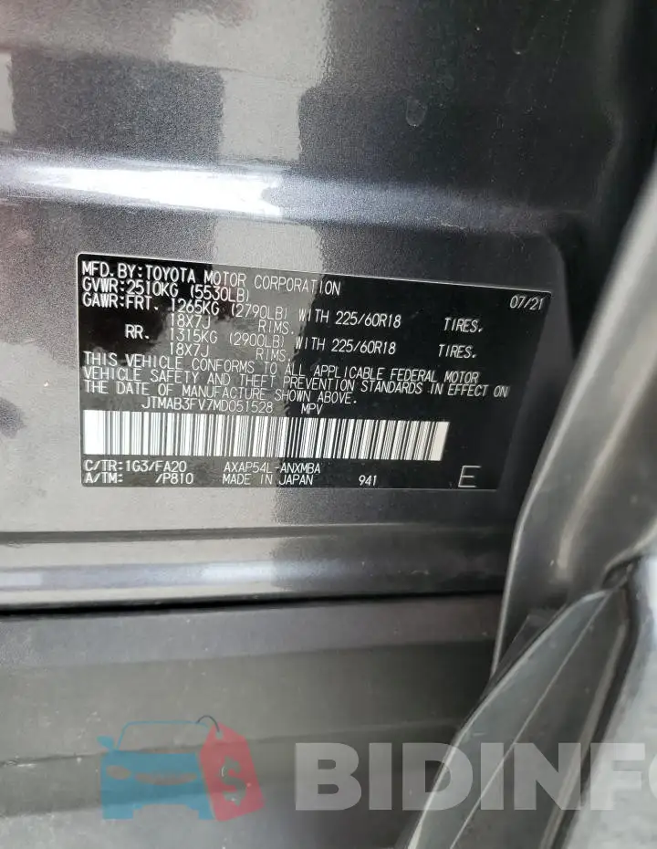 JTMAB3FV7MD051528 Photo# 14