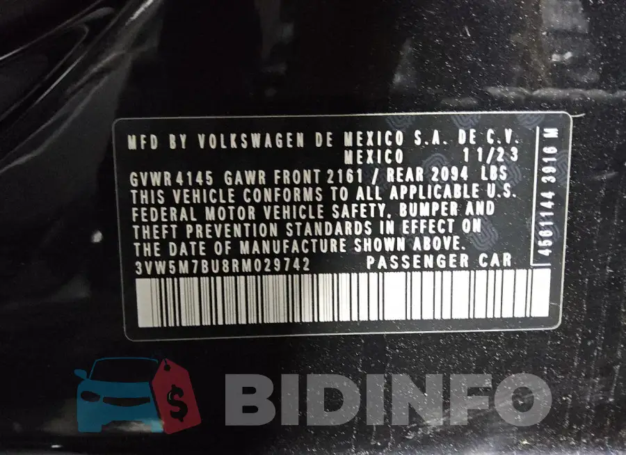 3VW5M7BU8RM029742 Photo# 12