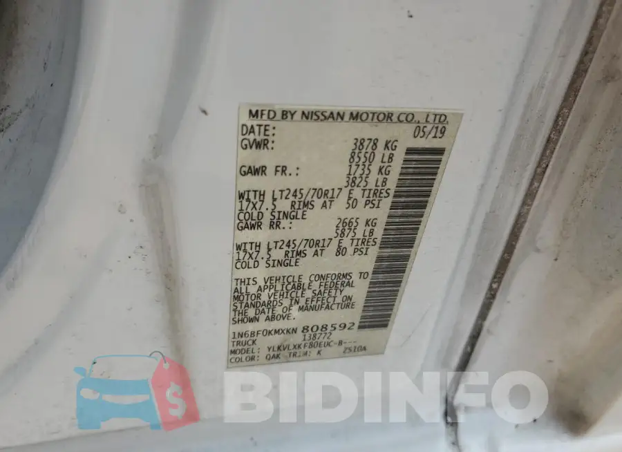1N6BF0KMXKN808592 Photo# 13