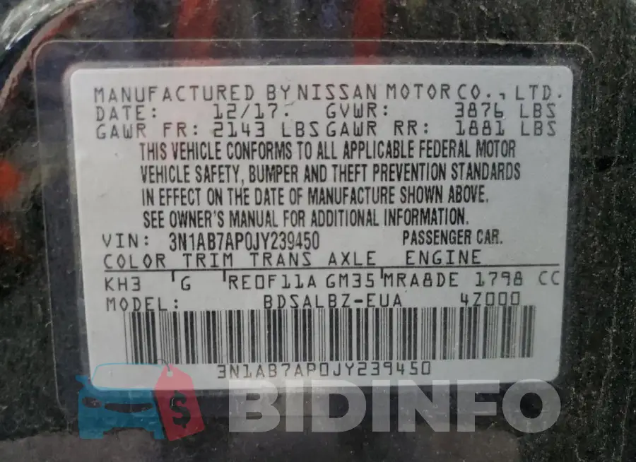 3N1AB7AP0JY239450 Photo# 12