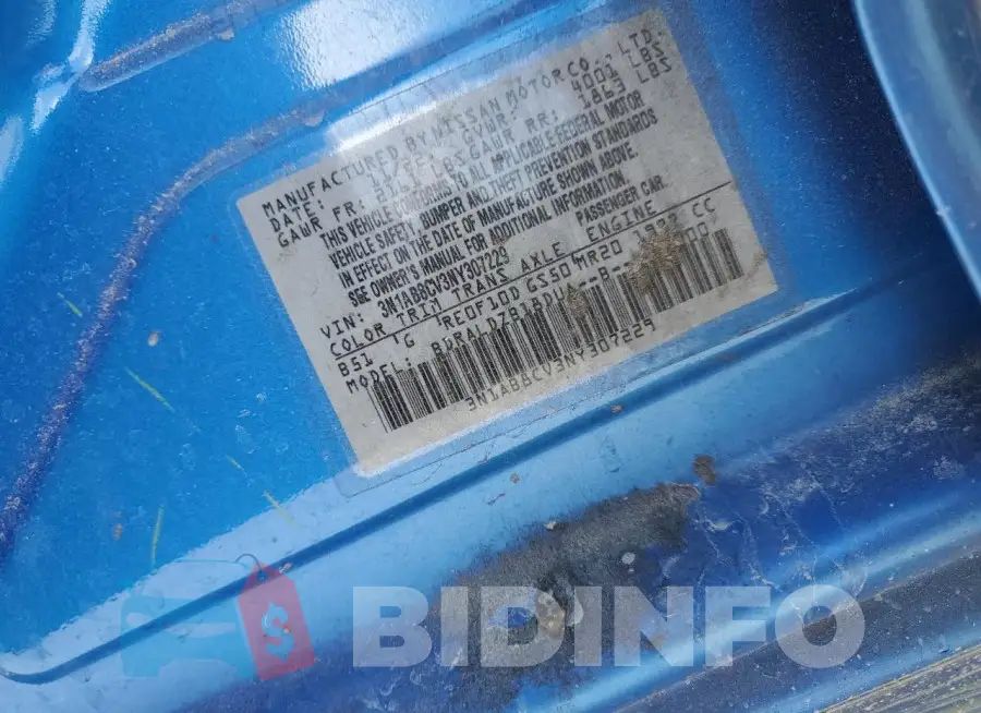 3N1AB8CV3NY307229 Photo# 12