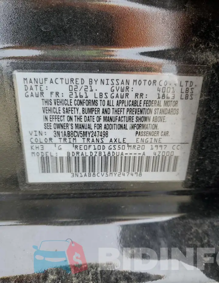 3N1AB8CV5MY247498 Photo# 13