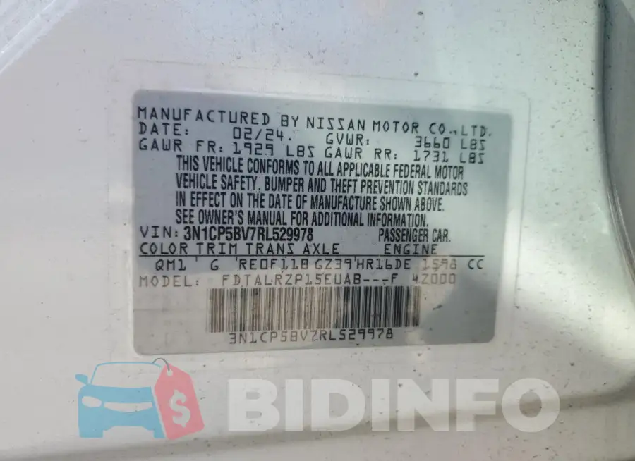 3N1CP5BV7RL529978 Photo# 14